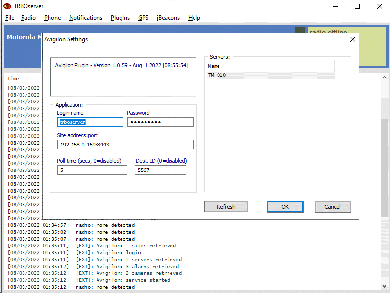 Avigilon VMS Screenshot